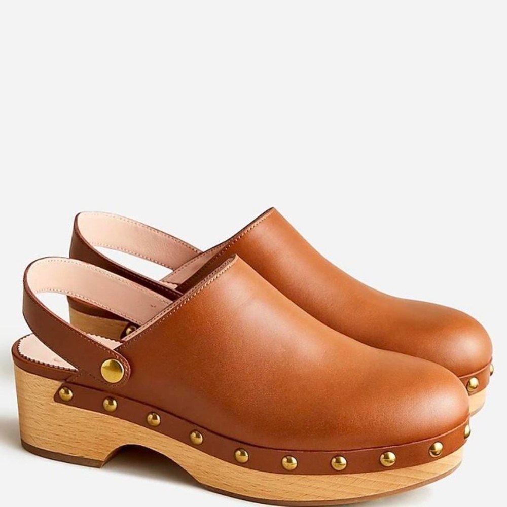J. Crew Leather Clogs